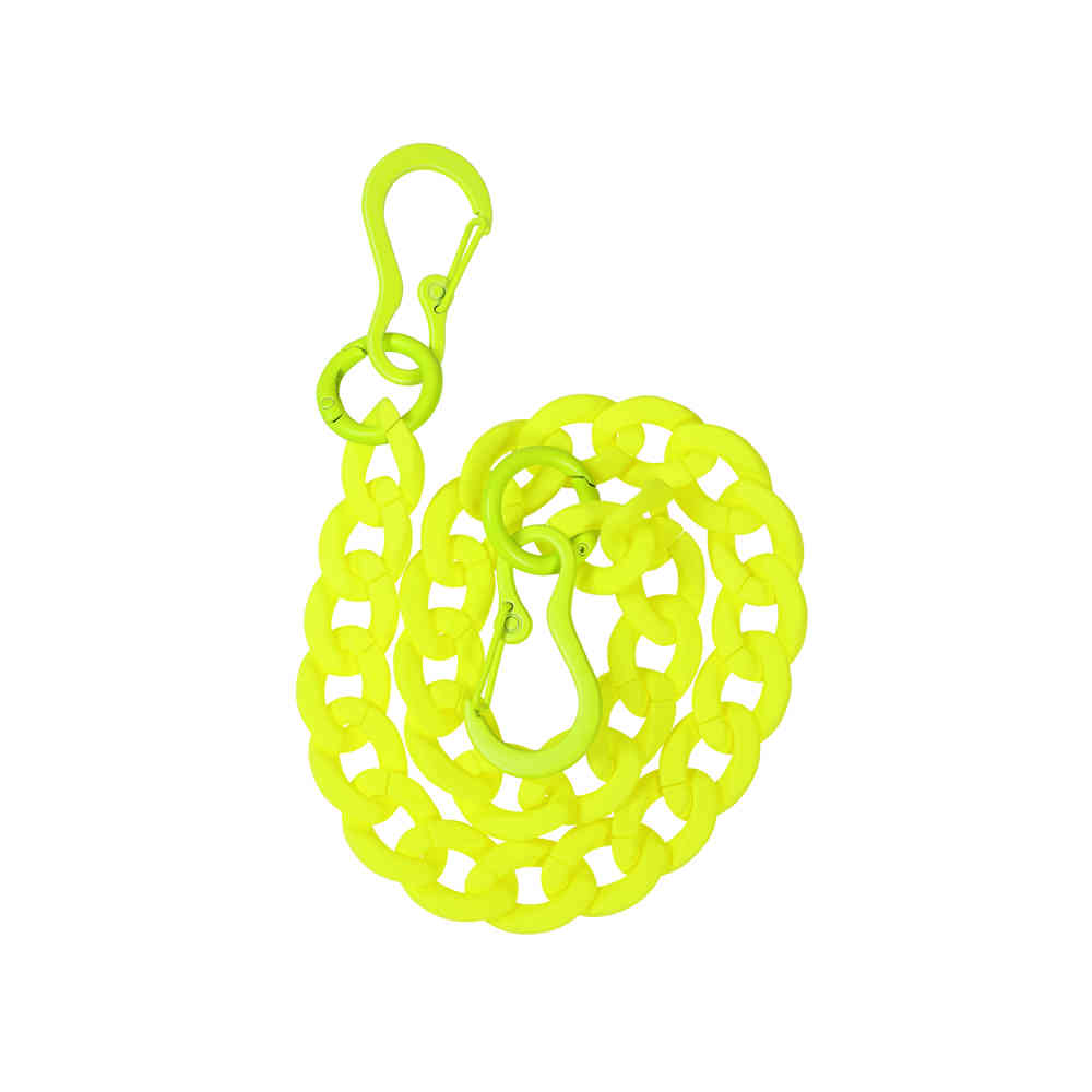 Banned - Glowbone Chain Wallet chain/Trousers keychain - Yellow